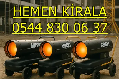 Avcılar ve Bağcılar ve Bahçelievler Mazotlu Elektrikli Isımak Isıtıcı Kiralama