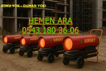 Çorum ve Tekirdağ ve Tunceli MAZOTLU ELEKTRİKLİ ISIMAK ISITICI KİRALAMA