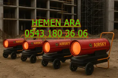 Kayseri ve Sinop ve Muğla MAZOTLU ELEKTRİKLİ ISIMAK ISITICI KİRALAMA