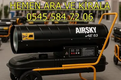 Silivri ve Sultanbeyli ve Sultangazi Mazotlu Elektrikli Isımak Isıtıcı Kiralama