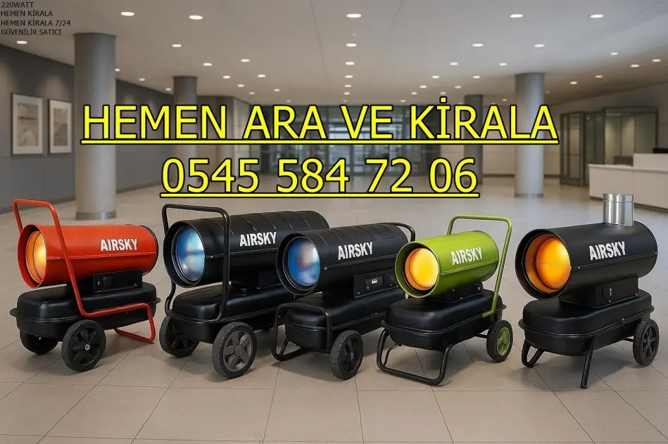 Fatih Mazotlu Elektrikli Isımak Isıtıcı Kiralama