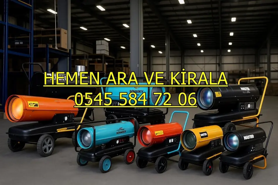 Mersin ve Manisa ve Amasya MAZOTLU ELEKTRİKLİ ISIMAK ISITICI KİRALAMA